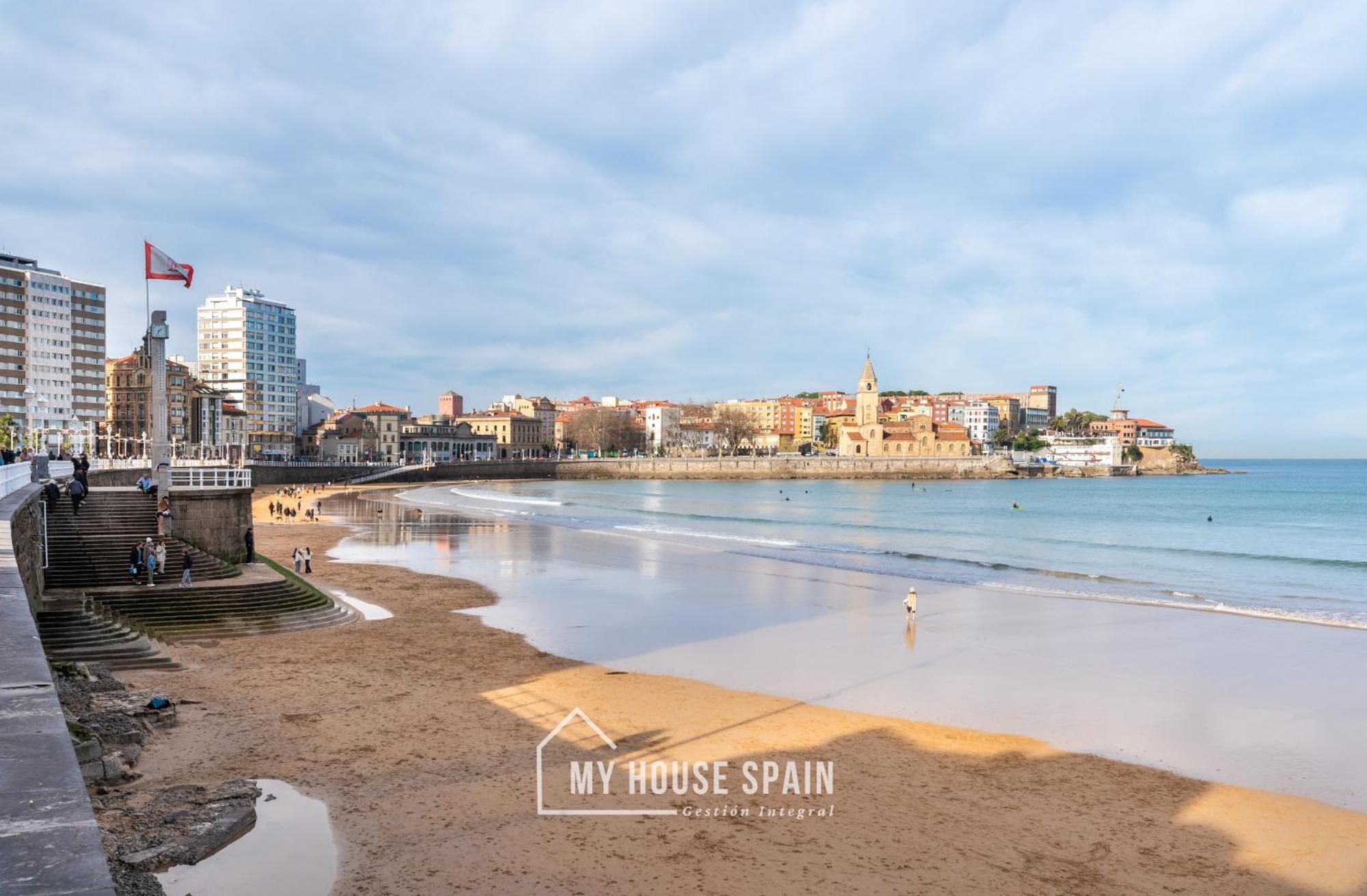 גיחון Myhousespain - Radiante Piso Junto A La Playa מראה חיצוני תמונה